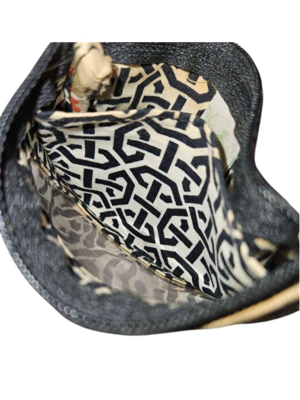 Women's Vera Bradley Key & Card Holder One Size Black Yellow Floral (Retired) - Picture 5 of 8